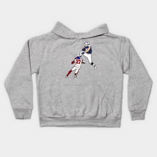 the hurdling jake Kids Hoodie